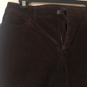 3/$13 Talbots Curvy Fit Brown Corduroy Pants